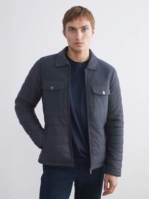 Lc Waikiki Yeni Sezon Slim Fit Gömlek Yaka Erkek Mont