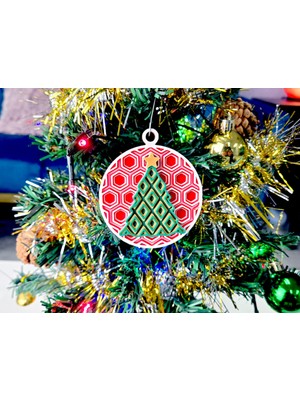 Renkli Ağaç ve Kardan Adam Yılbaşı Süsü Hediye Paketi