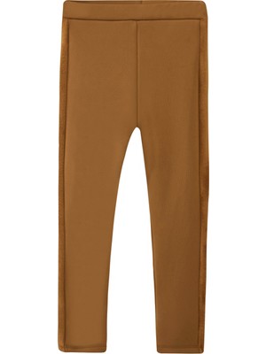 Lovetti Taba Kız Çocuk Içi Peluş Yan Panel Tüylü Extra Kalın Kışlık Tayt