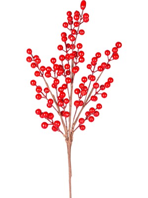 Yılbaşı Süsü Pike Berry Kokina Kırmızı 48 Cm, Şık ve Renkli Ev Dekoru Seçeneği