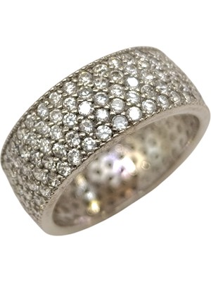 Genel 20 Ölçü Tam Tur Su Yolu Taşlı Yüzük 14 Ayar Altın Hd Videolu