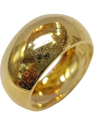 Genel Simli Bombeli Taşsız Yüzük 14 Ayar Altın Hd Videolu