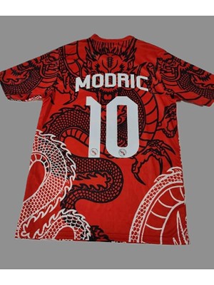 Maharet Luka M'odric 2023/24 Sezon R,e,a,l, M,a,d,r,i,d, Özel Dragon Tasarımlı Konsept FORMASI6354636363333