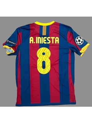 Maharet F.c B.a.r.c.e.l.o.n.a 2011 Şampiyonlar Ligi Finali Andrés Iniesta Nostalji Forması