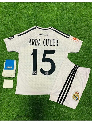 Maharet R. Madridd 2024/25 Yeni Sezon A.r.d.a-Güler Iç Saha Çocuk Beyaz 4 Lü Set Forması