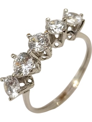 Genel Beş Taş Yüzük 14 Ayar Altın Hd Videolu