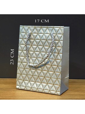 Pilelistore Küçük Boy Gri Karton Çanta