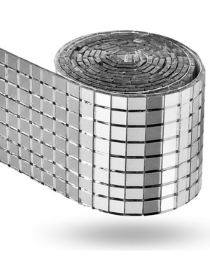 30X30CM Çok Renkli Cam Mozaik Aynalı Dekor Panel