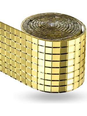 30X30CM Renkli Cam Mozaik Aynalı Dekor Paneli, Ofis ve Ev Şıklığı Için