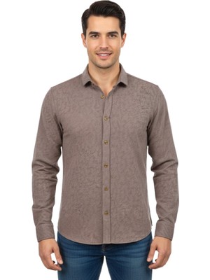 Raymons Erkek Spor Silim Fit Dokuma Gömlek BGL-ST04946