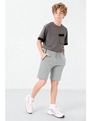 Tommy Life Taş Standart Fit Basic Erkek Çocuk Şort - 11284