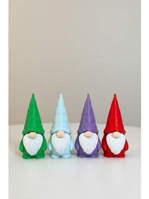 Renkli Cüce Biblo – Yılbaşı Ağacı ve Dekoratif Masa Süsü