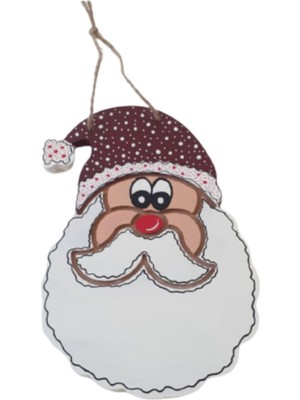 Yılbaşı Temalı Renkli Noel Baba Dekorasyon Süsü, Şık ve Neşeli Ev Dekoru