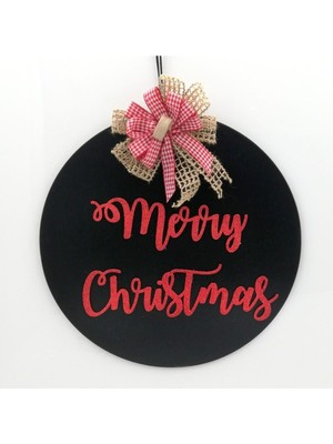 Renkli Yılbaşı Kapı Süsü, Sevimli ve Eğlenceli Dekorasyon Aksesuarı