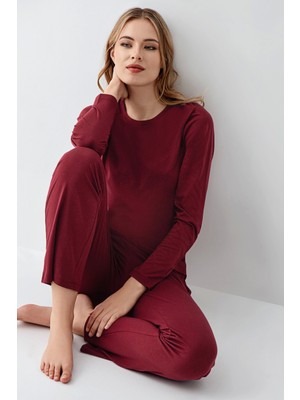 NemereSoft Arnetta 3446-S Kadın Uzun Kol Pijama Takım
