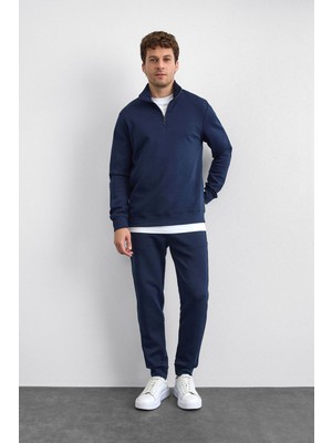 Lacivert Regular Fit Jogger Pantolon