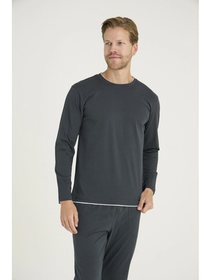 NemereSoft 9222 Erkek O.yaka Pijama Takım