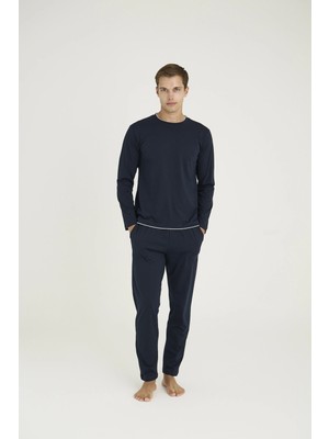 NemereSoft 9222 Erkek O.yaka Pijama Takım