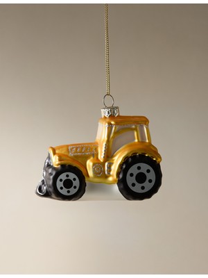 Renkli Traktör Yılbaşı Ağacı Süsü, Ev ve Ofis Dekoru Için Ideal Seçenek