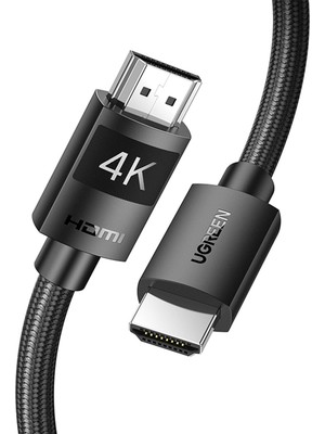 UGREEN 4K HDMI Kablo 2 m Erkek - Erkek Örgülü Dayanıklı Tasarım ile Yüksek Hız Destekli 40101