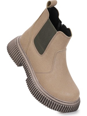 Kiko Kids  Penka Fermuarlı Erkek Çocuk Günlük Bot Ayakkabı