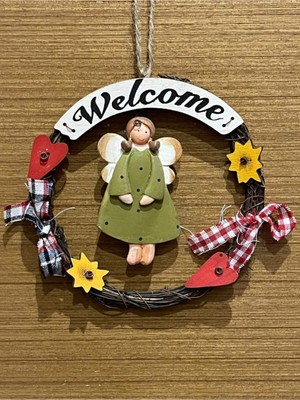 Yeşil 16 cm Çocuk Odası Süsü, Kapı, Duvar ve Ağaç Dekoru