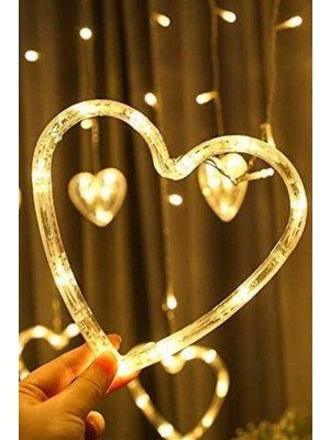 Pembe Kalpli Dekoratif Ip Perde LED Işık, Şık ve Sıcak Aydınlatma Alternatifi