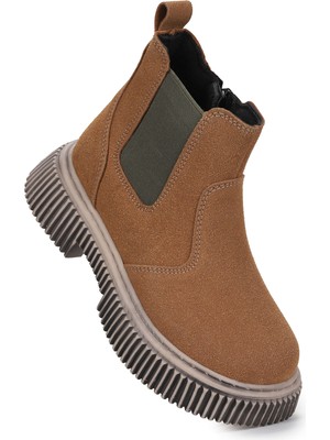 Kiko Kids  Penka Fermuarlı Erkek Çocuk Günlük Bot Ayakkabı