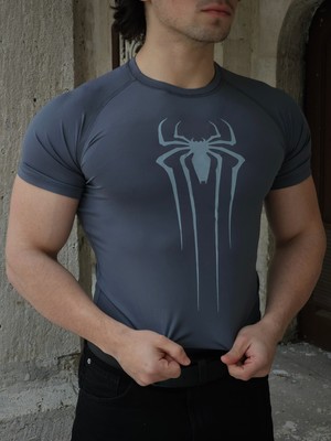 Liber Spider - Compression T-Shirt (Füme)