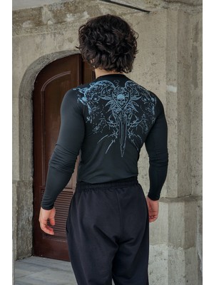 Liber The Gauntlet - Uzun Kollu Compression T-Shirt (Siyah)