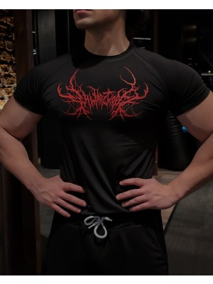 Liber Schwarzwald - Compression T-Shirt (Siyah)