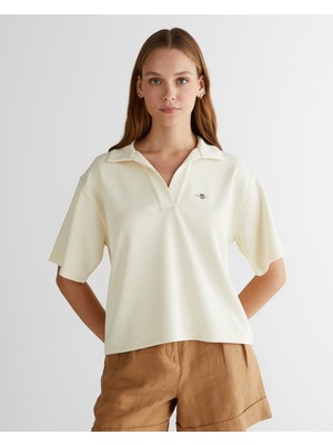 Gant Kadın Krem Logolu Polo 42425114T.130