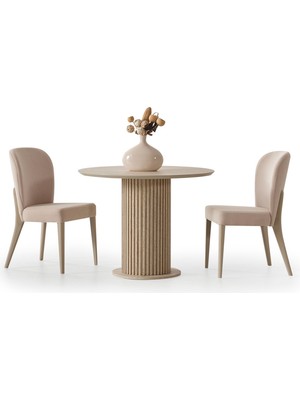 Ramires Yemek Masası Takımı - Yuvarlak