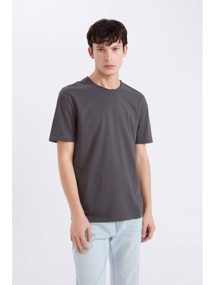 DeFacto %100 Pamuk Ağır Kumaş Tişört D5481AX25SP