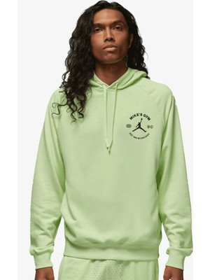 Nike Jordan Dri Fit Sport Bc Men's Fleece Hoodie Erkek Kapüşonlu Sweatshirt Yeşil