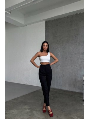 Buğrahayalin Yüksek Bel Pensli̇ Pantolon