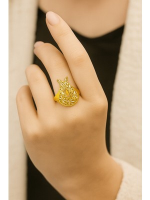 8 Ayar Altın Fantazi Yüzük 8A168