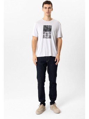 Back And Bond Lacivert Slim Fit 5 Cepli Pamuklu Denim Pantolon