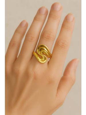 8 Ayar Altın Fantazi Yüzük 8A183