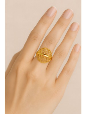 8 Ayar Altın Fantazi Yüzük 8A169