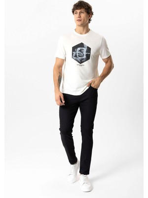 Back And Bond Siyah Slim Fit 5 Cepli Pamuklu Denim Pantolon