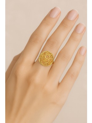 8 Ayar Altın Fantazi Yüzük 8A170