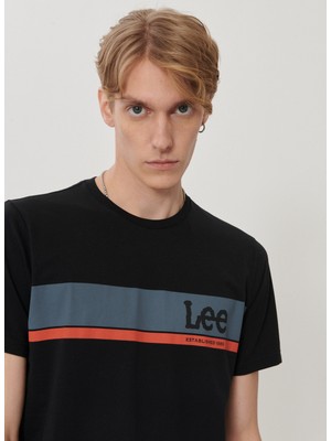 Lee Logo T-shirt Green Mist