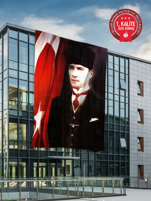 Bilsan Bayrak  Atatürk Bayrağı 300X450 cm - Raşel Kumaş
