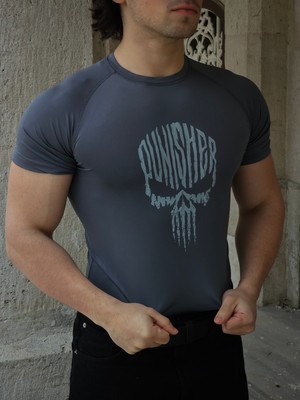 Liber Punisher - Compression T-Shirt (Füme)
