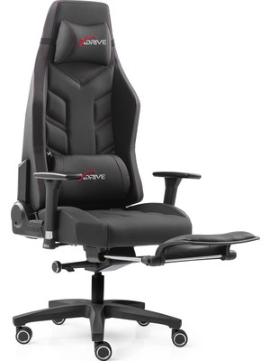 Xdrive Fırtına Ayak Uzatmalı Profesyonel Oyuncu Koltuğu Siyah