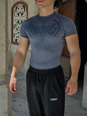 Liber Ezekiel - Compression T-Shirt (Füme)