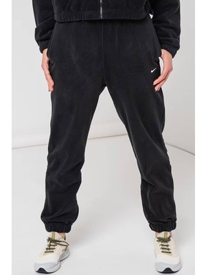 Nike Therma Fit One Loose Fit High Rise Fleece Training Kadın Bol Kesim Yüksek Bel Eşofman Altı Siyah