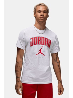 Nike Jordan City 88 Ss Crew Beyaz Pamuklu Erkek Tişört