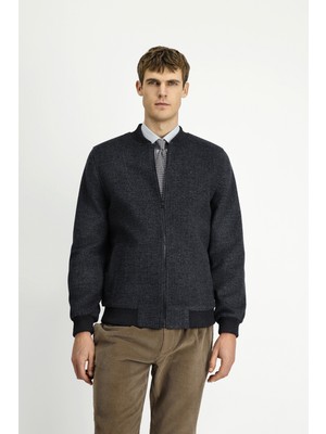 Kiğılı Mevsimlik Spor Yünlü Bomber Ceket Mont